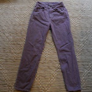 The Ragged Priest Purple Corduroy Jeans Size 28